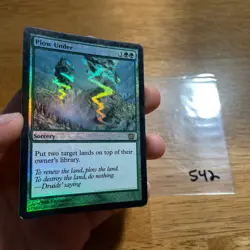 🌳 Plow Under - FOIL - 8ED - 8th Edition - MTG - See pics for Condition - 542 - Image 3