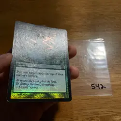 🌳 Plow Under - FOIL - 8ED - 8th Edition - MTG - See pics for Condition - 542 - Image 5