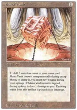Mana Vault HP, English MTG Revised Edition - Image 1