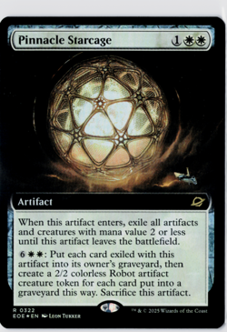 Pinnacle Starcage (Extended Art) | Foil | Edge of Eternities | 322 MTG - Image 1