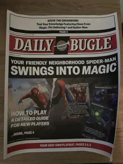 SDCC 2025 Magic The Gathering x Spider-Man Set 5 Pack, Playmat, & Comic RARE - Image 2