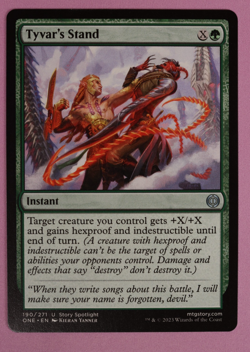 Tyvar's Stand 190/271 All Will Be One MTG NM NP - Image 1