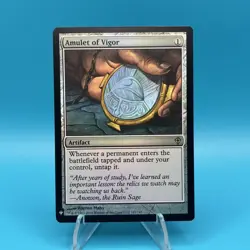 MTG Amulet of Vigor (98/124) Mystery Booster Retail Edition Foils FOIL - Image 1