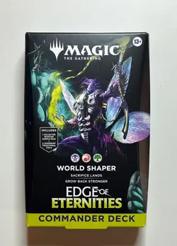 EOE Edge of Eternities MTG Commander Deck - World Shaper Magic the Gathering - Image 1