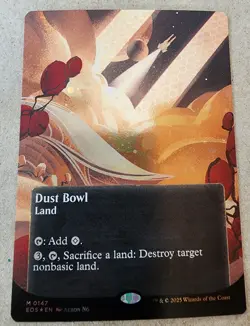 Dust Bowl - #147 (Borderless) (Galaxy Foil) Edge of Eternities - Mtg - Image 1