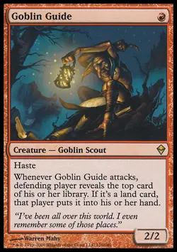 MTG GOBLIN GUIDE EXC - GUIDA GOBLIN - ZEN - GERMAN - MAGIC - Image 1