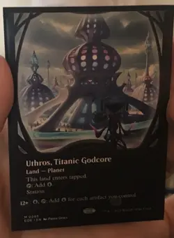 Uthros, Titanic Godcore (Borderless) Non-Foil x1 # - Edge of Eternities (EOE) - Image 1