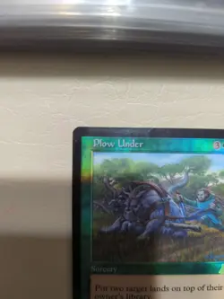 Plow Under FOIL Urza's Destiny Played Green Rre - Image 3