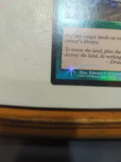 Plow Under FOIL Urza's Destiny Played Green Rre - Image 4