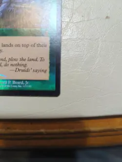 Plow Under FOIL Urza's Destiny Played Green Rre - Image 5