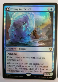 MTG - Innistrad Remastered: Thing In The Ice (0091) - Rare Foil - Near Mint - Image 1