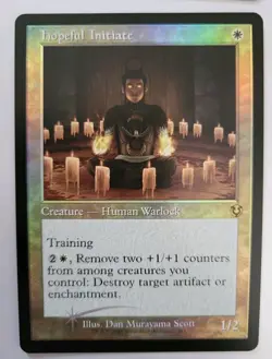 MTG - Innistrad Remastered: Hopeful Initiate (343) - Rare Retro Foil - Near Mint - Image 1