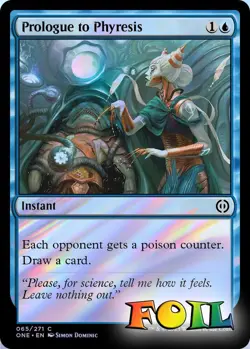 Prologue to Phyresis 65 MTG Phyrexia: All Will Be One Common NP Foil - Image 1