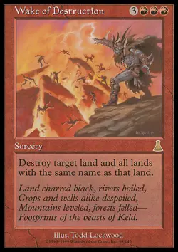 MTG Magic the Gathering Wake of Destruction (99/143) Urza's Destiny LP - Image 1