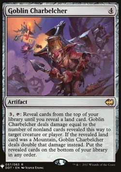 MTG Magic the Gathering Goblin Charbelcher (1588/1700) Mystery Booster NM - Image 1