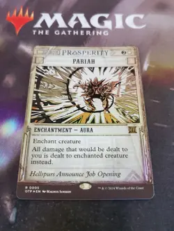 Mtg. Pariah. Foil Showcase. Outlaws of Thunder Junction. Nm - Image 1