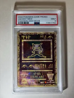 2000 Pokemon Game Promo Ancient Mew PSA 9 Mint DBL Swirl On Face! PERFECT CARD! - Image 1