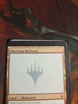 Blustering Barnyard Land Unknown Event Playtest Card MTG Gencon 2025 Rare Magic - Image 2
