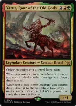 0245 YARUS, ROAR OF THE OLD GODS RARE MURDERS AT KARLOV MANOR MTG CARD - Image 1