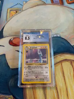 Dragonair Pokemon Card 1999 Base Set Unlimited 18/102 CGC 8.5 - Image 2