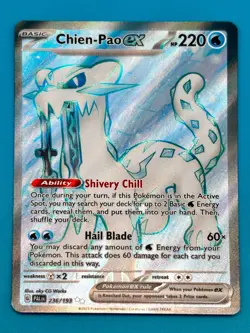 Chien-Pao Ex - Paldea Evolved #236 - Near Mint Ultra Rare Holo Pokemon Card TCG - Image 4