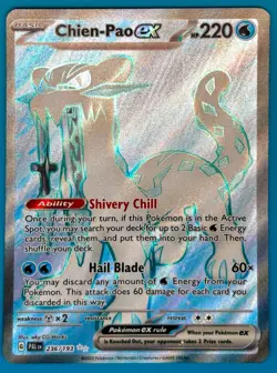 Chien-Pao Ex - Paldea Evolved #236 - Near Mint Ultra Rare Holo Pokemon Card TCG - Image 5