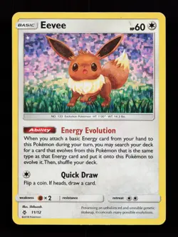 Eevee 11/12 Promo McDonald's Promos 2018 Pokemon Card - Image 1
