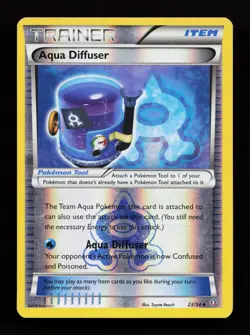 Aqua Diffuser 23/34 Reverse Holo Double Crisis Pokemon Card - Image 1