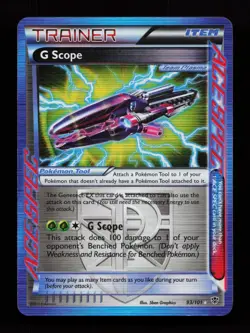 G Scope (Team Plasma) 93/101 Rare Ace Plasma Blast Pokemon Card - Image 1