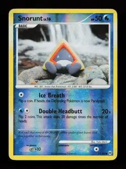Snorunt 75/99 Common Arceus Reverse Holo Pokemon Card - Image 1