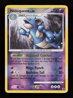Nidoqueen 30/111 Rare Rising Rivals Reverse Holo Pokemon Card - Image 1