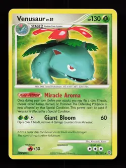Venusaur (Secret Wonders) 020/132 Rare Deck Exclusives Non Holo Pokemon Card - Image 1