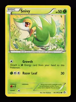 Snivy RC1/RC25 Common Legendary Treasures: Radiant Collection Pokemon Card - Image 1