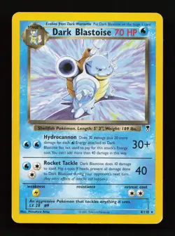 Dark Blastoise 4/110 Rare Deck Exclusives Non Holo Pokemon Card - Image 1