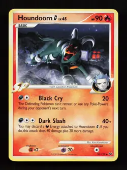 Houndoom G 50/127 Uncommon Platinum Non Holo Pokemon Card - Image 1