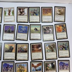 Lot of 90+ Vintage Magic the Gathering MTG Card Lot White from Various Sets HP - Image 3