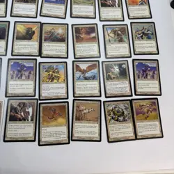 Lot of 90+ Vintage Magic the Gathering MTG Card Lot White from Various Sets HP - Image 5