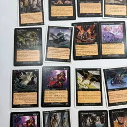 Lot of 60+ Vintage Magic the Gathering MTG Card Lot Black from Various Sets HP - Image 5