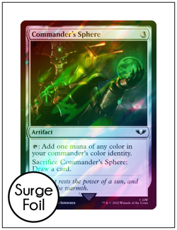 1x Commander's Sphere 234, Surge Foil, Warhammer 40K, Magic MTG NM - Image 1