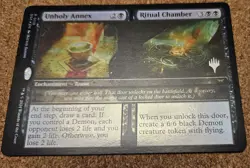 PROMO STAMPED Unholy Annex - Ritual Chamber [Duskmourn] NM MTG #0118 - Image 1