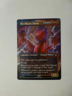MtG Ravnica Remaster Anime Borderless Niv-Mizzet, Parun M/NM Free Ship VCT123851 - Image 1