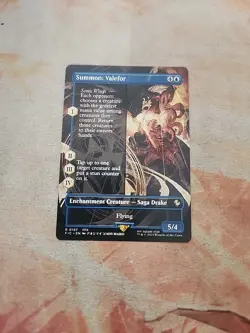 Summon: Valefor Borderless Commander Final Fantasy MTG NM - Image 1