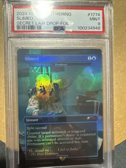 SLIMED SECRET LAIR DROP FOIL PSA 9 2024 MAGIC THE GATHERING #1774 MINT MTG - Image 2