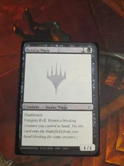 REVERSE NINJA!! Unknown Event Playtest Card MTG Gencon 2025 Rare Magic - Image 1