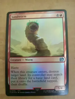 MTG - Sandworm FOIL - Final Fantasy - Very Nice Pack Fresh!! - Image 1