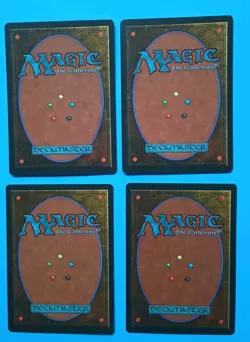 Magic the Gathering MTG Fourth (4th) Edition BRASS MAN X 4 LP/EX U 1995 Nice! - Image 2
