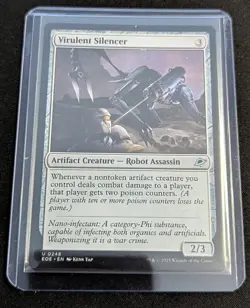 MTG - x2 Virulent Silencer - Edge of Eternities - Pack Fresh!! - Image 2