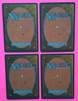 Magic the Gathering MTG 4th Edition BOTTLE OF SULEIMAN X 4 R 3 LP/EX 1 w DING - Image 2