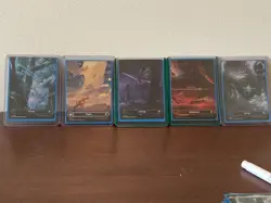 MTG/Edge of Eternities Borderless Foil 5-Card Set NM - Image 1