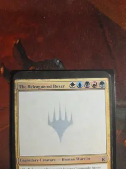The Beleaguered Boxer Unknown Event Playtest Card MTG Gencon 2025 Rare Magic - Image 2